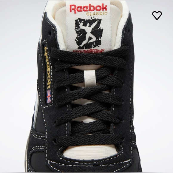 NWT Reebok Classic Leather Casual Shoes black running sneakers size 7,5 - Picture 5 of 14